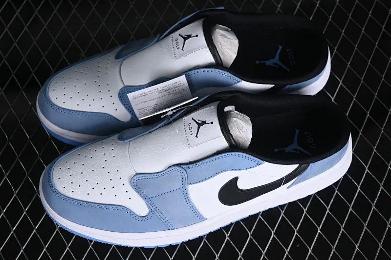 All categories Air Jordan Jordan series basketball shoes Air Jordan 1 Low Air Jordan 1 Mule Golf "University Blue" AJ1 Joe 1 North Carolina Blue Golf kick FJ1214-400